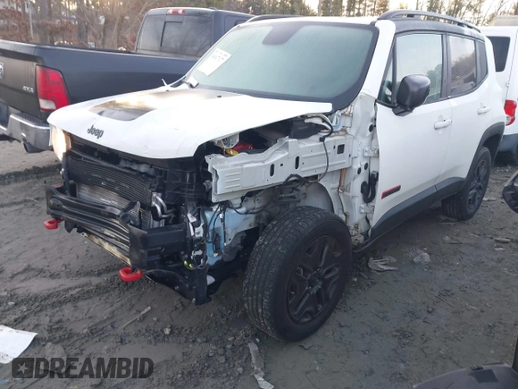 2018 Jeep Renegade Trailhawk with VIN ZACCJBCBXJPH18007, listed as a IAAI auction lot 41417677 with 46,296 mi miles. Bid and sale history available at carsss.com. Image 6.