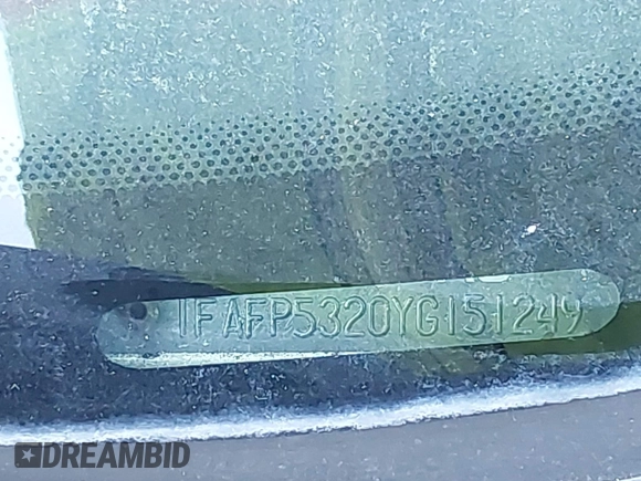 2000 Ford Taurus SE with VIN 1FAFP5320YG151249, listed as a IAAI auction lot 39055732 with 201,709 mi miles and . Bid and sale history available at DreamBid. Image 9.