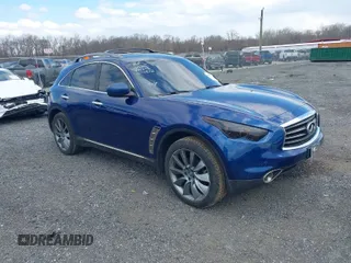 2012 Infiniti FX35 with VIN JN8AS1MW4CM151704, listed as a IAAI auction lot 41880455 with 140,751 mi miles. Bid and sale history available at carsss.com. Image 1.