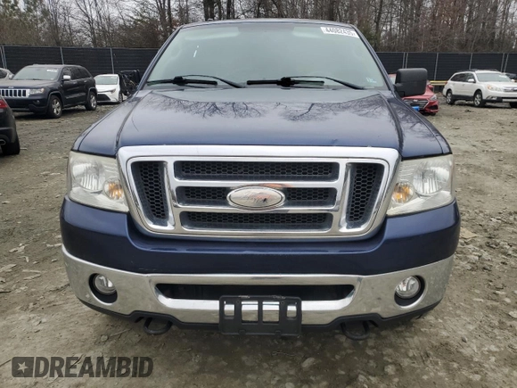 2008 Ford F-150 XLT with VIN 1FTPX14528FA81047, listed as a Copart auction lot 44082435 with 147,738 mi miles and Clean Title. Bid and sale history available at carsss.com. Image 5.