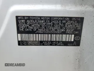 2016 Lexus IS 200t z VIN JTHBA1D20G5029307, wystawiony jako Copart lot #48191245 z przebiegiem 64 736 mil mil oraz Szkoda całkowita • Salvage title. Historia ofert i sprzedaży dostępna na DreamBid. Obrazek 12.