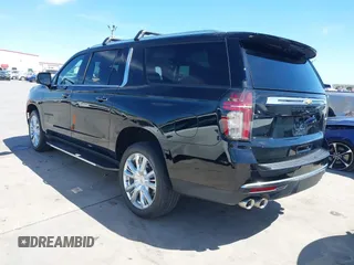 2024 Chevrolet Suburban High Country with VIN 1GNSKGKL7RR150268, listed as a IAAI auction lot 41798479 with 13,339 mi miles and . Bid and sale history available at DreamBid. Image 3.