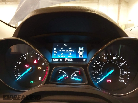 2018 Ford Escape SE with VIN 1FMCU9GD4JUA83470, listed as a IAAI auction lot 41272882 with 105,661 mi miles. Bid and sale history available at carsss.com. Image 7.