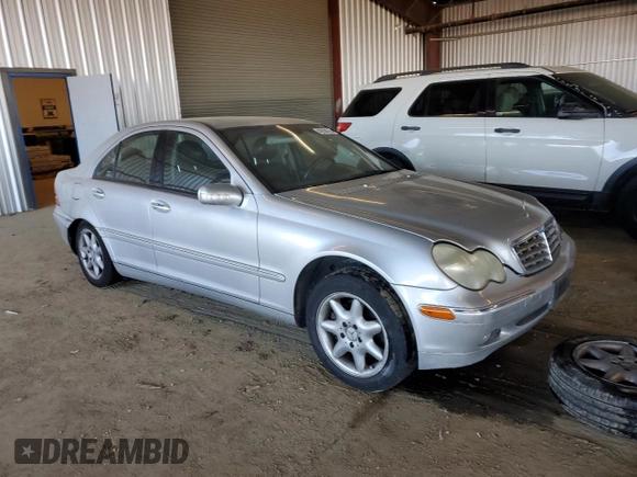 2003 Mercedes-Benz C 230/260/280/320 with VIN WDBRF64J23F352055, listed as a Copart auction lot 42154175 with 201,721 mi miles and Salvage Title. Bid and sale history available at DreamBid. Image 4.