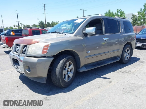 2006 Nissan Armada LE with VIN 5N1AA08A16N728545, listed as a IAAI auction lot 42346207 with 234,261 mi miles and . Bid and sale history available at DreamBid. Image 2.