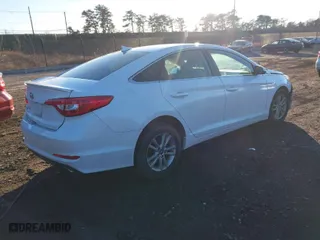 2017 Hyundai Sonata SE with VIN 5NPE24AF7HH499890, listed as a IAAI auction lot 41183159 with 87,397 mi miles. Bid and sale history available at carsss.com. Image 4.