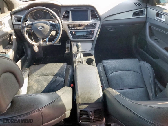 2015 Hyundai Sonata 2.0T Sport with VIN 5NPE34AB2FH080580, listed as a Copart auction lot 52343635 with 159,901 mi miles and Clean Title. Bid and sale history available at carsss.com. Image 8.