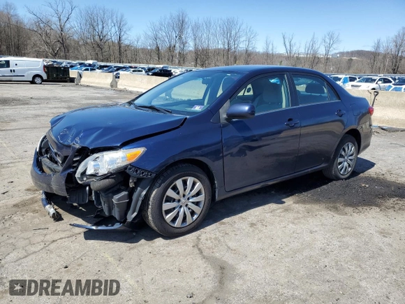 2013 Toyota Corolla L with VIN 2T1BU4EE4DC124017, listed as a Copart auction lot 52403345 with 111,610 mi miles and Salvage Title. Bid and sale history available at carsss.com. Image 1.