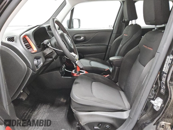 2020 Jeep Renegade Trailhawk с VIN ZACNJBC10LPL03200, выставлен на аукционе Copart как лот 61012325 с пробегом 57 213 миль миль и Чистый • Clean title. История ставок и продаж доступна на DreamBid. Изображение 7.