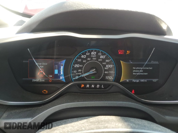 2016 Ford C-Max Energi SEL with VIN 1FADP5CU9GL116093, listed as a Copart auction lot 65725374 with 29,497 mi miles and Salvage Title. Bid and sale history available at carsss.com. Image 9.