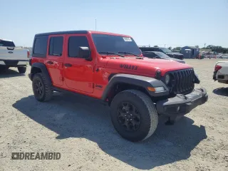 2021 Jeep Wrangler Unlimited Freedom with VIN 1C4HJXDN1MW528776, listed as a Copart auction lot 59585475 with 97,122 mi miles and Clean title. Bid and sale history available at DreamBid. Image 4.