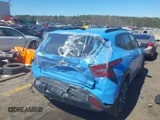 2024 Chevrolet Trax 2RS with VIN KL77LJE25RC184074, listed as a IAAI auction lot 41811388 with 16,156 mi miles and . Bid and sale history available at DreamBid. Image 4.