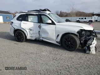 2022 BMW X5 xDrive40i with VIN 5UXCR6C07N9L54522, listed as a Copart auction lot 41493835 with Not Provided miles and Salvage Title. Bid and sale history available at DreamBid. Image 4.