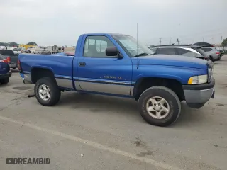1996 Dodge Ram 1500 with VIN 1B7HF16YXTJ173883, listed as a Copart auction lot 71092674 with 144,323 mi miles and Salvage Title. Bid and sale history available at carsss.com. Image 4.