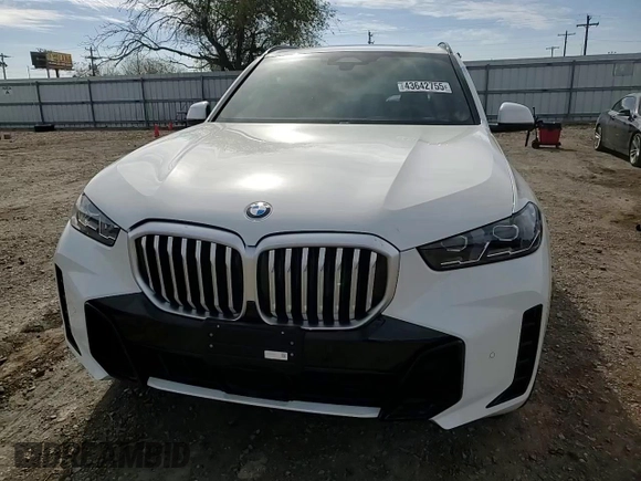 2025 BMW X5 sDrive40i with VIN 5UX13EU02S9Z08286, listed as a Copart auction lot 43642755 with 0 mi miles and Salvage Title. Bid and sale history available at carsss.com. Image 11.