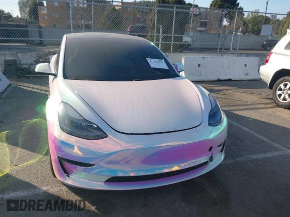 2021 Tesla Model 3 Long Range with VIN 5YJ3E1EB6MF053940, listed as a IAAI auction lot 41344978 with 38,544 mi miles and . Bid and sale history available at DreamBid. Image 12.