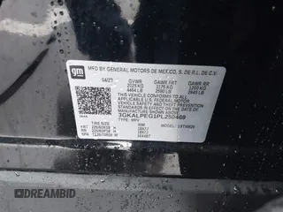 2023 GMC Terrain SLT with VIN 3GKALPEG1PL250469, listed as a IAAI auction lot 40890565 with 30,405 mi miles and . Bid and sale history available at carsss.com. Image 9.
