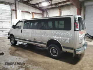 2001 Chevrolet Express with VIN 1GAHG39R611205912, listed as a Copart auction lot 49176265 with 375,645 mi miles and Salvage Title. Bid and sale history available at carsss.com. Image 2.