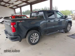 2021 Chevrolet Silverado 1500 Custom with VIN 3GCPYBEK4MG162700, listed as a IAAI auction lot 42079017 with 56,151 mi miles and . Bid and sale history available at DreamBid. Image 4.