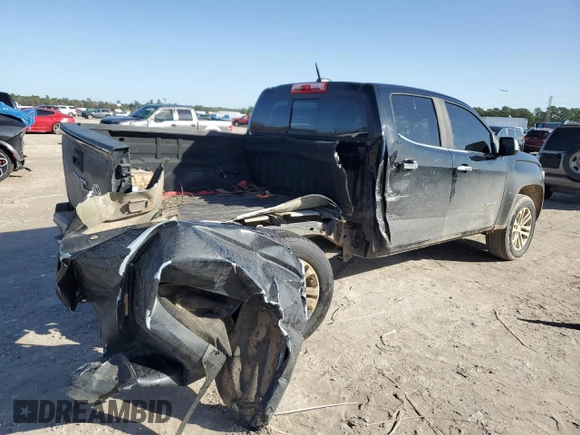 2018 GMC Canyon 2WD SLT with VIN 1GTG5DEN9J1104154, listed as a Copart auction lot 41814135 with 151,018 mi miles and Salvage Title. Bid and sale history available at DreamBid. Image 3.
