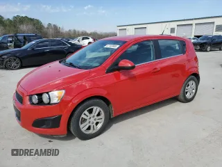 2013 Chevrolet Sonic LT with VIN 1G1JC6SH8D4196861, listed as a Copart auction lot 47163945 with 122,461 mi miles and Salvage Title. Bid and sale history available at carsss.com. Image 1.