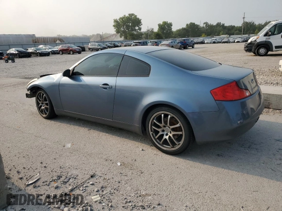 2005 Infiniti G35 Coupe with VIN JNKCV54E85M403143, listed as a Copart auction lot 64476634 with 206,226 mi miles and Salvage Title. Bid and sale history available at carsss.com. Image 2.