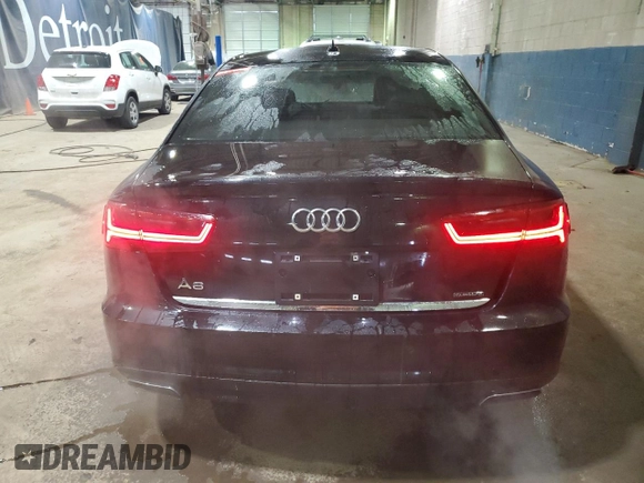 2018 Audi A6 Premium with VIN WAUF8AFC9JN018735, listed as a Copart auction lot 43585535 with 144,828 mi miles and Clean Title. Bid and sale history available at carsss.com. Image 6.