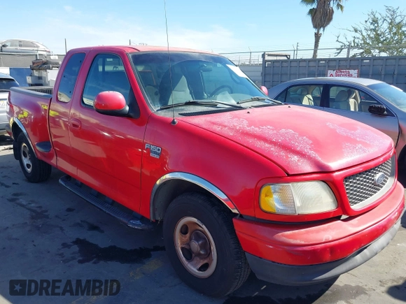 2001 Ford F-150 XL with VIN 2FTRX07L51CA22573, listed as a IAAI auction lot 41710008 with 1 mi miles. Bid and sale history available at carsss.com. Image 1.