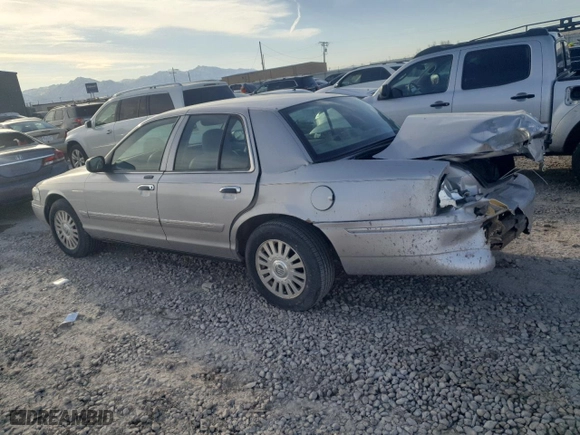 2006 Mercury Grand Marquis LS Premium with VIN 2MEFM75W66X602690, listed as a Copart auction lot 50535965 with 185,120 mi miles and Salvage Title. Bid and sale history available at carsss.com. Image 2.