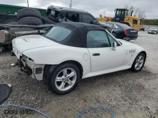 2001 BMW Z3 2.5i with VIN WBACN33411LM00256, listed as a Copart auction lot 78167644 with 87,027 mi miles and Salvage Title. Bid and sale history available at carsss.com. Image 3.