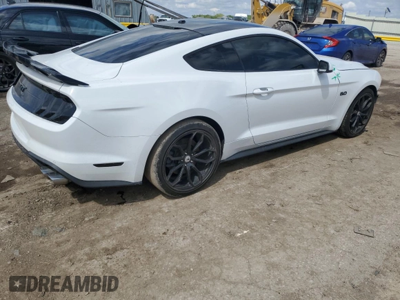 2019 Ford Mustang GT z VIN 1FA6P8CF8K5199735, wystawiony jako Copart lot #54519535 z przebiegiem 64 839 mil mil oraz Szkoda całkowita • Salvage title. Historia ofert i sprzedaży dostępna na DreamBid. Obrazek 3.