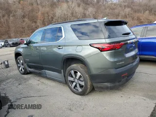2022 Chevrolet Traverse LT Leather with VIN 1GNERHKW9NJ105351, listed as a Copart auction lot 83331064 with 25,013 mi miles and Salvage Title. Bid and sale history available at carsss.com. Image 2.