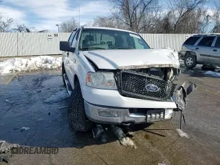 2005 Ford F-150 XLT with VIN 1FTPW14585FB29598, listed as a Copart auction lot 89103135 with 203,942 mi miles and Salvage Title. Bid and sale history available at carsss.com. Image 11.