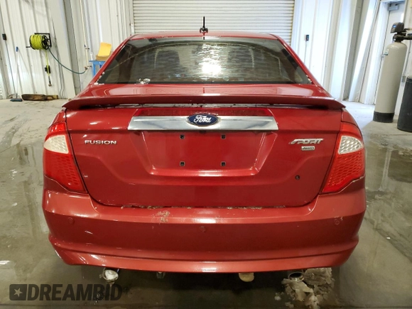 2010 Ford Fusion SPORT with VIN 3FAHP0DC0AR100299, listed as a Copart auction lot 44849465 with 194,060 mi miles and Salvage Title. Bid and sale history available at carsss.com. Image 6.