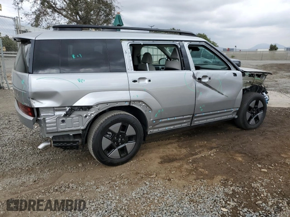2024 Hyundai Santa Fe Hybrid SEL with VIN 5NMP24G1XRH000468, listed as a Copart auction lot 76235854 with 4,608 mi miles and Salvage Title. Bid and sale history available at carsss.com. Image 3.