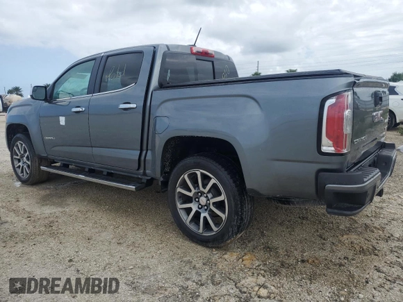 2019 GMC Canyon 2WD Denali with VIN 1GTG5EEN9K1195501, listed as a Copart auction lot 74505194 with 8,491 mi miles and Non Repairable. Bid and sale history available at carsss.com. Image 2.