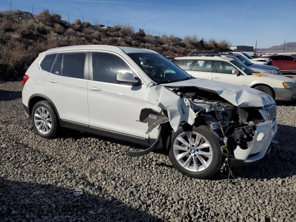 2012 BMW X3 28i with VIN 5UXWX5C51CL717874, listed as a Copart auction lot 46141245 with 135,041 mi miles and Salvage Title. Bid and sale history available at DreamBid. Image 4.