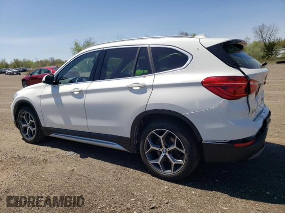 2019 BMW X1 xDrive28i with VIN WBXHT3C51K3H35953, listed as a Copart auction lot 54751675 with 54,802 mi miles and Salvage title. Bid and sale history available at DreamBid. Image 2.