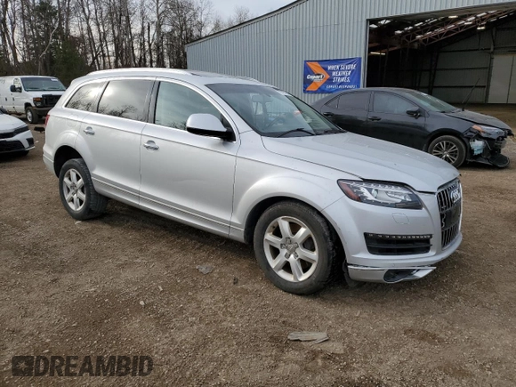 2013 Audi Q7 3.0L with VIN WA1CGCFE7DD009901, listed as a Copart auction lot 78799064 with 185,643 mi miles and Clean Title. Bid and sale history available at carsss.com. Image 4.