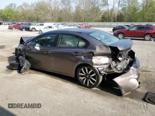 2015 Honda Civic EX-L with VIN 2HGFB2F90FH512353, listed as a Copart auction lot 54931545 with 150,461 mi miles and Salvage Title. Bid and sale history available at DreamBid. Image 2.