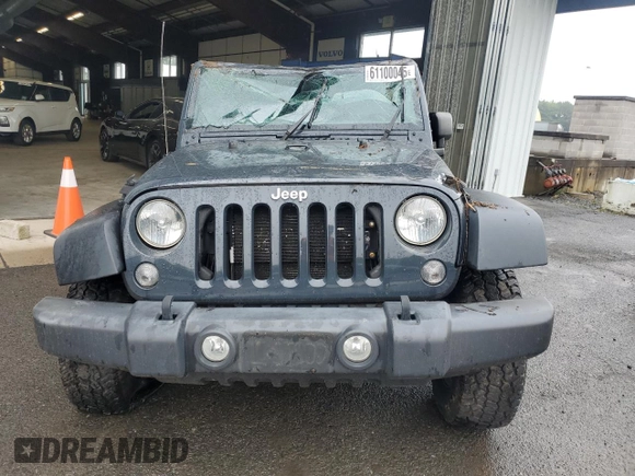 2017 Jeep Wrangler Unlimited Sport with VIN 1C4BJWDG6HL743322, listed as a Copart auction lot 61100045 with 135,959 mi miles and Salvage title. Bid and sale history available at DreamBid. Image 5.
