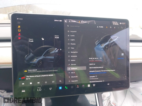 2020 Tesla Model 3 Performance z VIN 5YJ3E1EC9LF601713, wystawiony jako IAAI lot #41888617 z przebiegiem 70 517 mil mil oraz . Historia ofert i sprzedaży dostępna na DreamBid. Obrazek 19.
