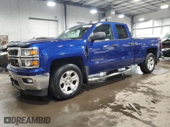 2014 Chevrolet Silverado 1500 LT with VIN 1GCVKREC4EZ167648, listed as a Copart auction lot 86758534 with 110,941 mi miles and Salvage Title. Bid and sale history available at carsss.com. Image 1.