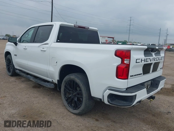 2021 Chevrolet Silverado 1500 RST with VIN 1GCPWDED5MZ415154, listed as a IAAI auction lot 41710995 with 90,097 mi miles. Bid and sale history available at carsss.com. Image 3.
