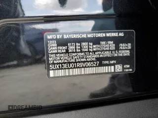2024 BMW X5 sDrive40i z VIN 5UX13EU01R9V06527, wystawiony jako Copart lot #54611085 z przebiegiem 13 886 mil mil oraz Szkoda całkowita • Salvage title. Historia ofert i sprzedaży dostępna na DreamBid. Obrazek 13.
