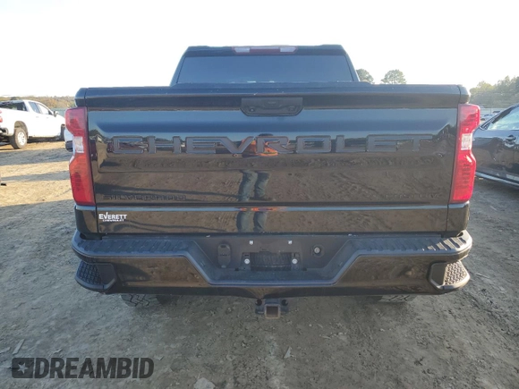 2022 Chevrolet Silverado 1500 Custom Trail Boss with VIN 3GCPDCEK7NG532153, listed as a Copart auction lot 78798674 with 92,103 mi miles and Salvage Title. Bid and sale history available at DreamBid. Image 6.