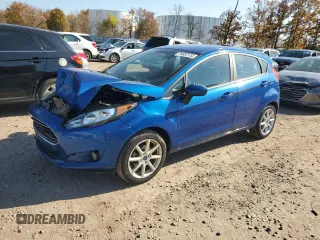 2018 Ford Fiesta SE with VIN 3FADP4EJ2JM145325, listed as a Copart auction lot 76882154 with 46,056 mi miles and Non Repairable. Bid and sale history available at carsss.com. Image 1.