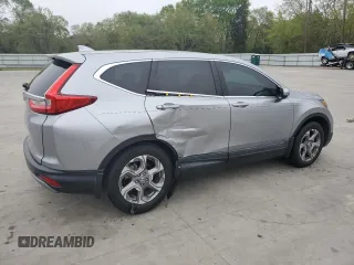 2018 Honda CR-V EX-L with VIN 7FARW1H84JE045357, listed as a Copart auction lot 51622855 with 78,492 mi miles and Salvage Title. Bid and sale history available at DreamBid. Image 3.