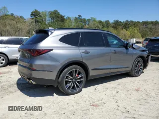 2024 Acura MDX Type S w/Advance Package with VIN 5J8YD8H82RL001387, listed as a Copart auction lot 53203225 with 57,471 mi miles and Salvage Title. Bid and sale history available at carsss.com. Image 3.