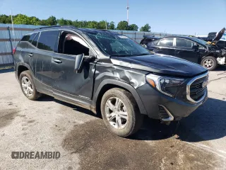 2019 GMC Terrain SLE with VIN 3GKALMEVXKL117425, listed as a Copart auction lot 57951545 with 72,957 mi miles and Salvage title. Bid and sale history available at DreamBid. Image 4.